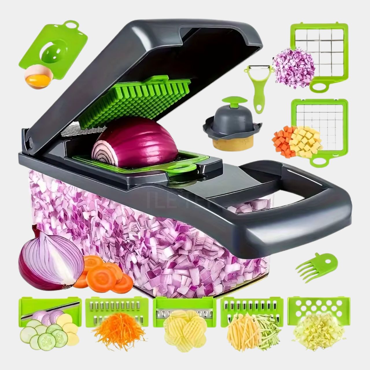 PrepSmart– 12-in-1 Vegetable Cutter