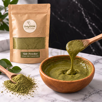 Sidr Powder — Hair and Skin Reset for Weak/Dull Hair & Oily-Acne Skin