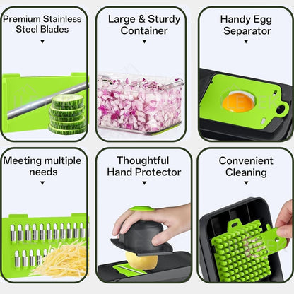 PrepSmart– 12-in-1 Vegetable Cutter