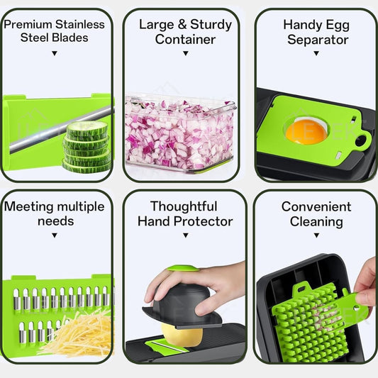 PrepSmart– 12-in-1 Vegetable Cutter